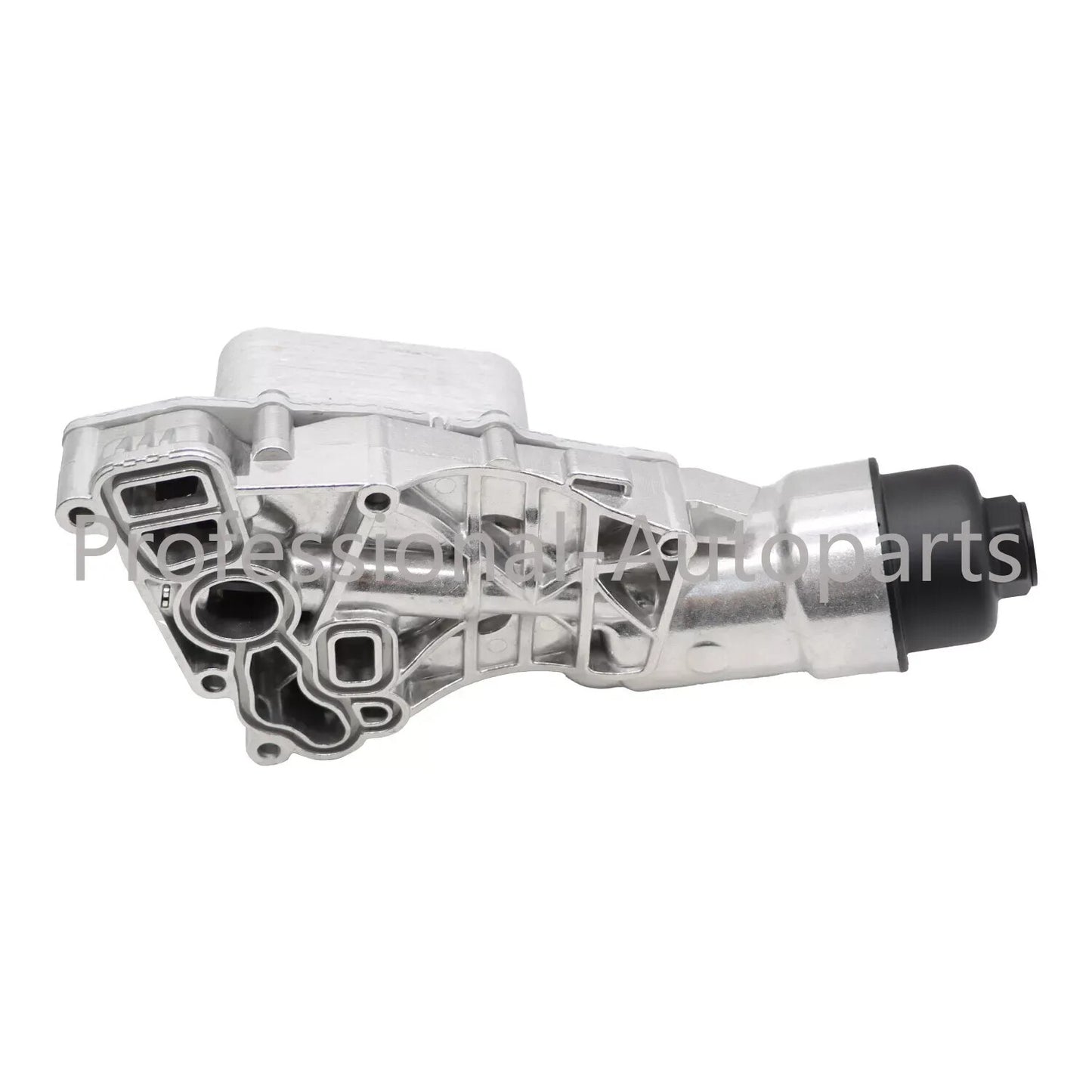 Aluminum engine oil cooler filter assembly for BMW i8, X1, X2, and for Mini Cooper (2014-2020)
