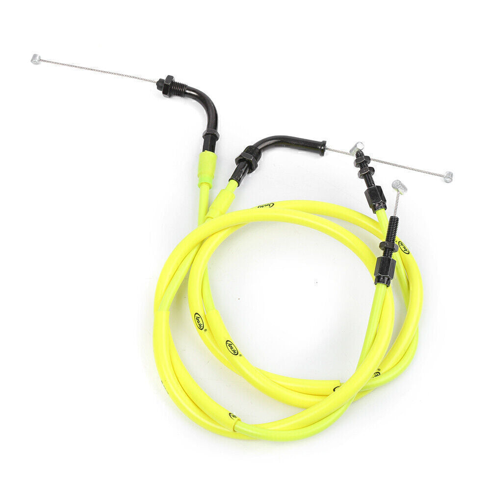 Motor Throttle Cables Wire Line Fit for Honda CB400VTEC 1/2/3/4 1999 - 2015 Yellow