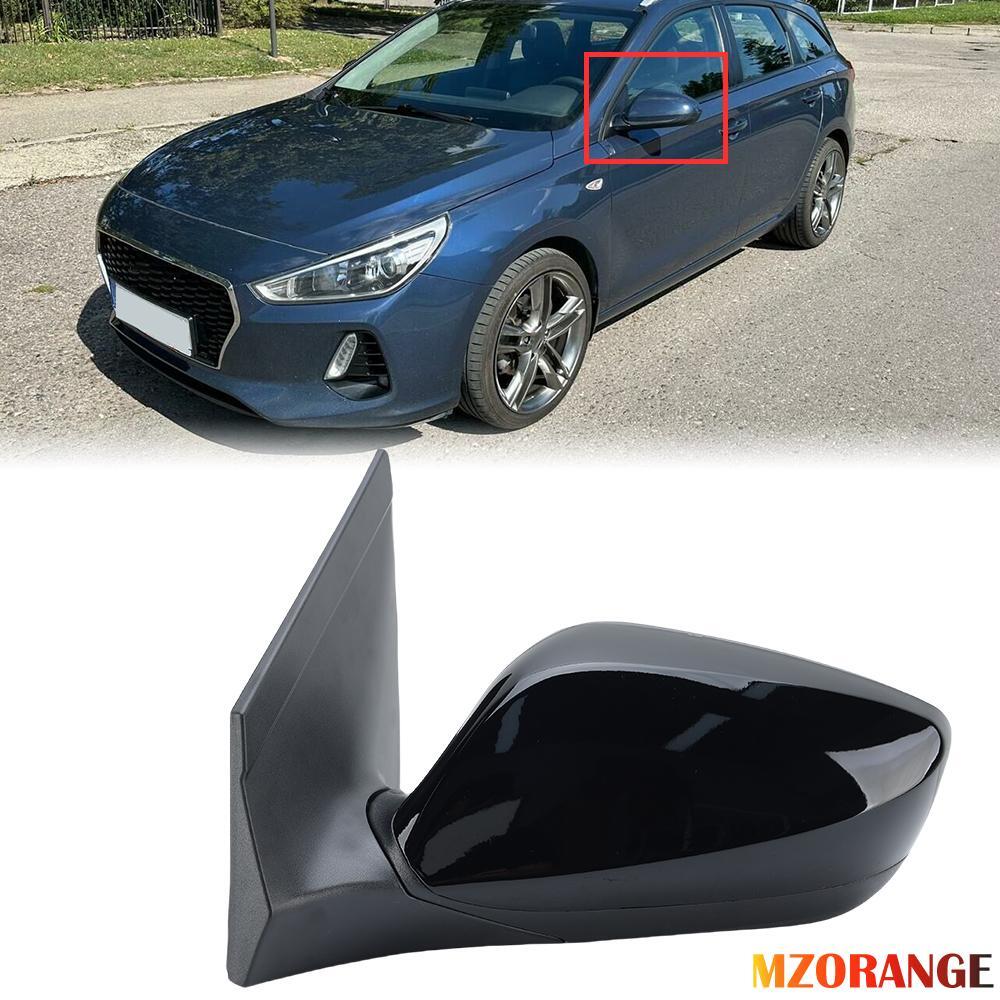 F¨¹r for Hyundai I30 GD 2012-2017 Spiegelglas Au?enspiegel Mit Heizung Link Schwarz