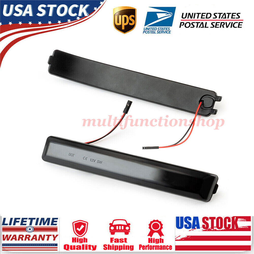 Sequential LED Side Mirror Light Turn Signal Lamp Reflector for Ford F-150 09-14
