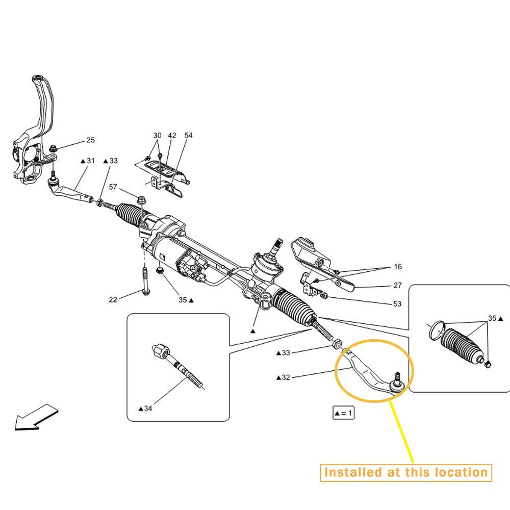 for Maserati for Levante external ball joint (L) Equipment Manufacturer: 673007161