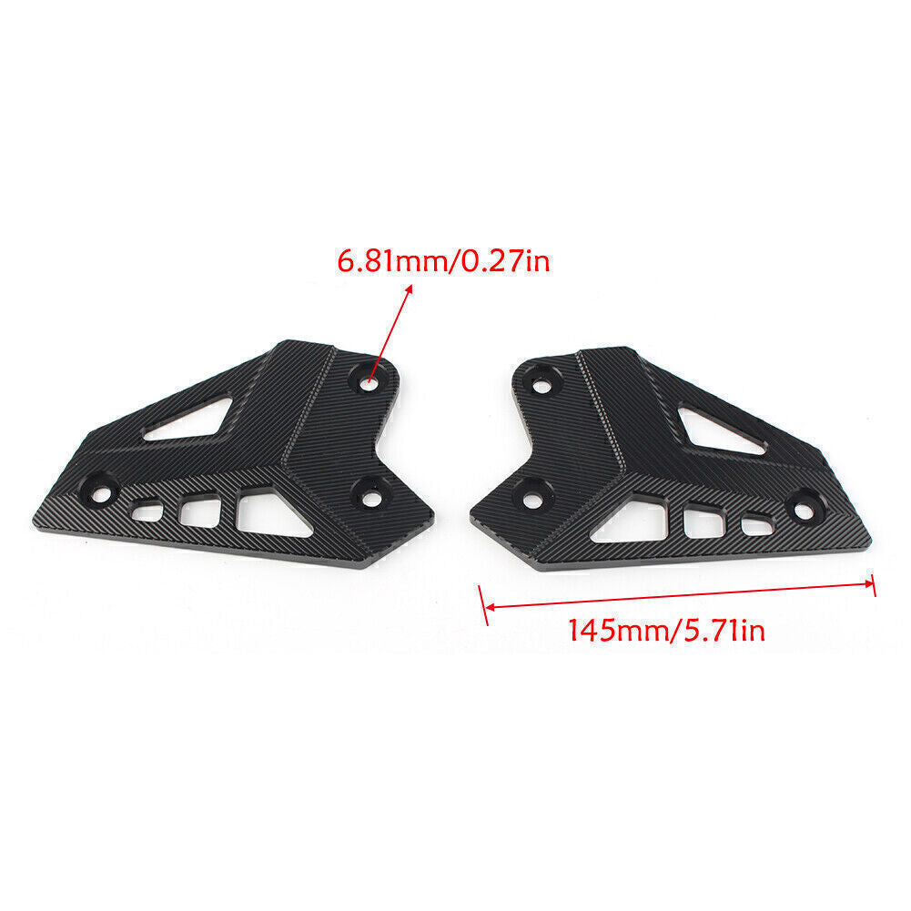 for Kawasaki Z900 2017-2019 CNC Rear Foot Rest Foot Peg Heel Guard Cover