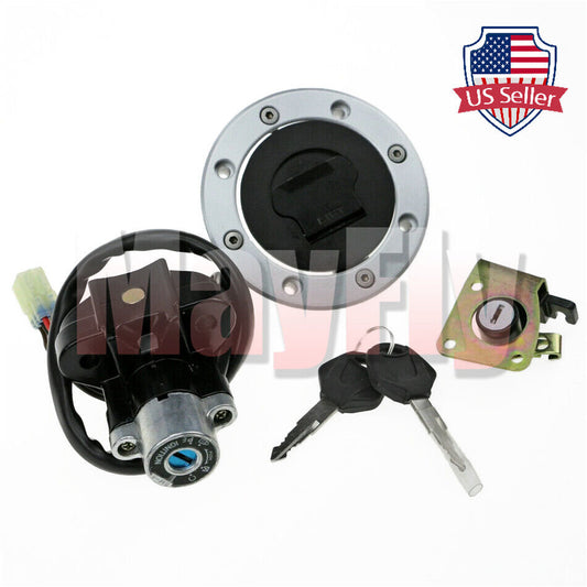 Ignition Switch Lock Fuel Gas Cap Key Set Fit For SV650 SV650S GSX1200 GSX1400