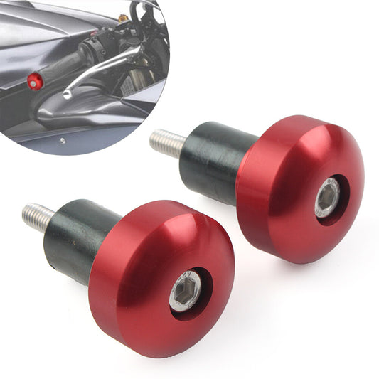 2¢ª CNC Lenkergriffe Bar End Slider Cap f¨¹r for YAMAHA YZFR1 YZF-R1 Motorrad Rot