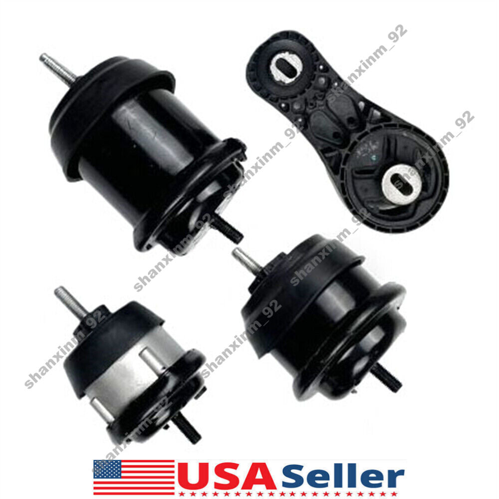For 09-17 for Chevy Traverse/ for GMC Acadia 3.6L Engine Motor  Trans. Mount Set of 4PCS