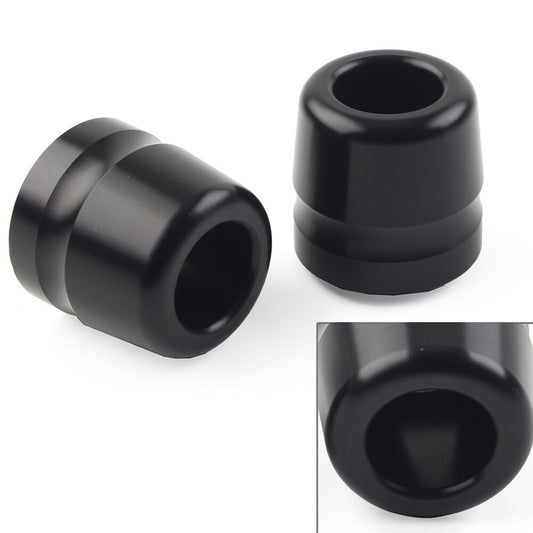 Handlebar Grips Bar End Slider Cap for BMW S1000RR HP4 S1000R F800R Black Motor