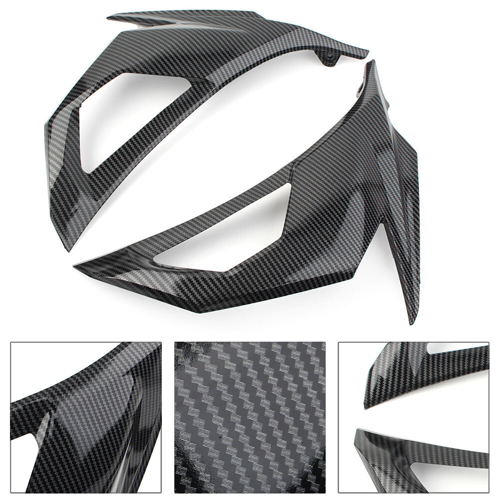 for KAWASAKI 400 EX400 FAIRING COWL TURN SIGNAL PANEL COVER CARBON FIBER