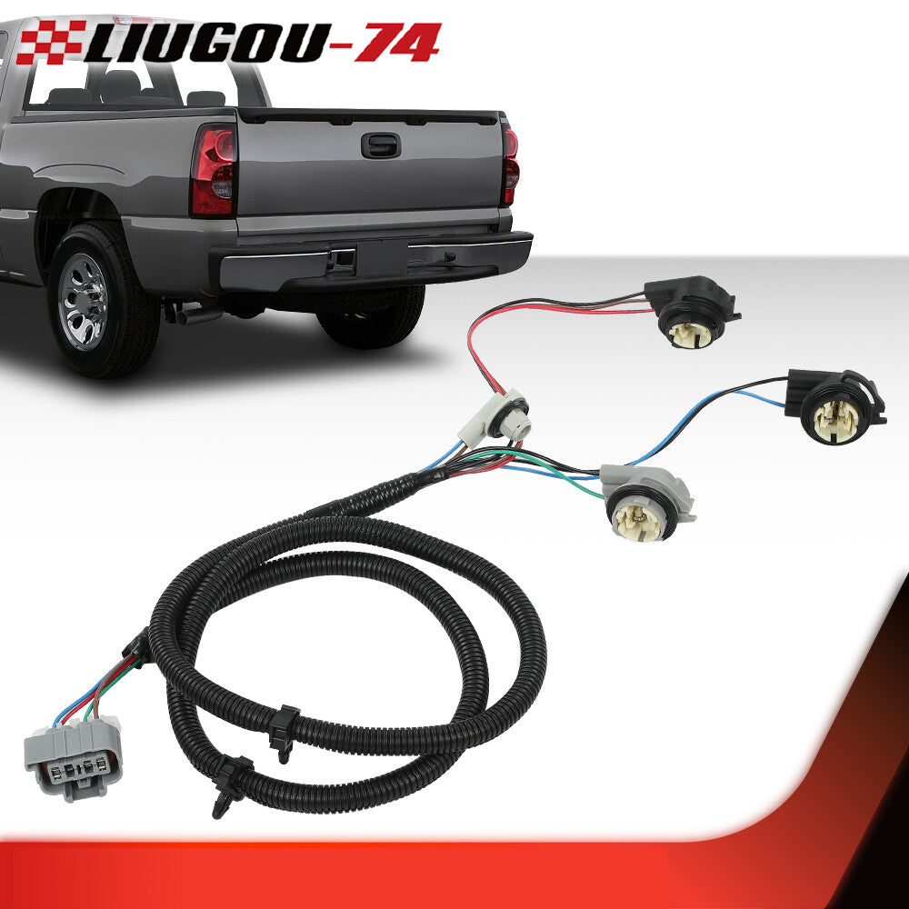 Left taillight wiring harness 16531401, suitable for 03-07 for Chevrolet Silverado for GMC for Sierra .