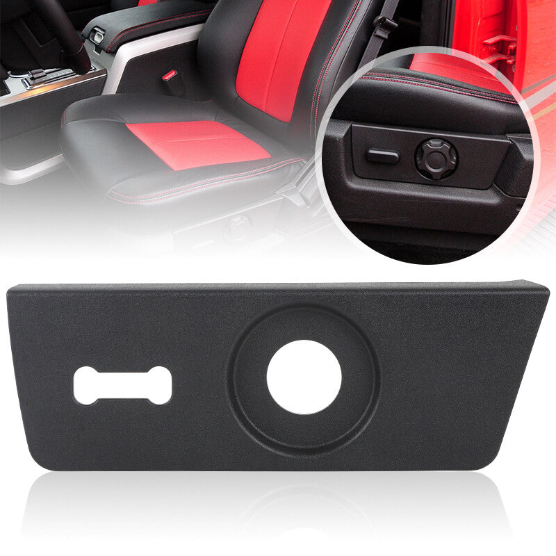 Left Driver for Seat Switch Housing Trim Bezel Panel For 2011-2014 for Ford F-150 XLT