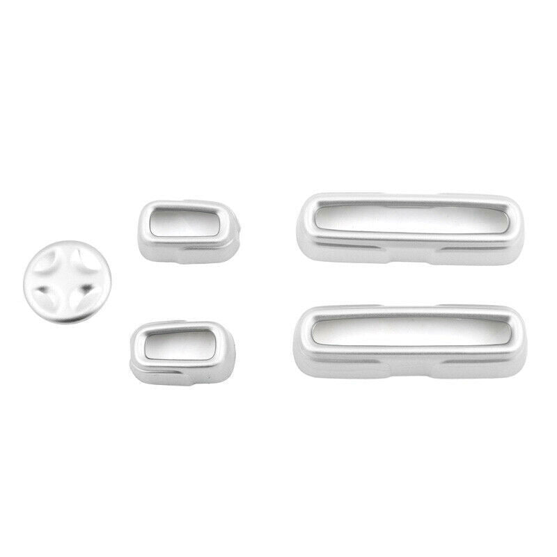 for Seat Adjustment Button Cover Trim 5PCS for Honda CRV CR-V 2017-2022 Matte Silver