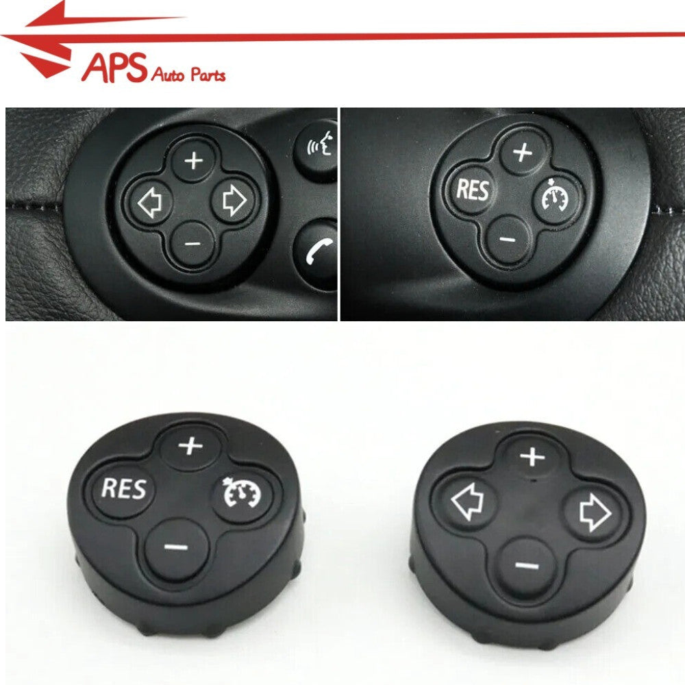 2-piece steering wheel volume button cruise control switch cover for BMW for MINI Cooper