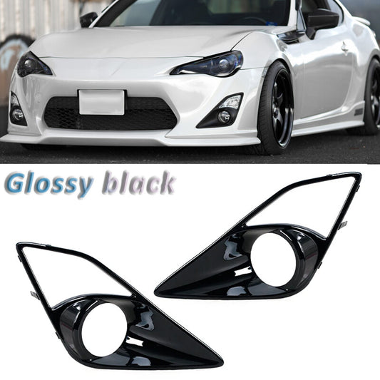 2X Fog Light Cover Fog Lamp Bezel for Toyota GT86/ for Scion -S/ For BRZ 2013-2016