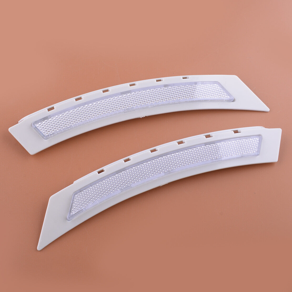 Pair Front Bumper Side Marker Reflector Replace Fit for BMW 5 Series E60 E61 LCI