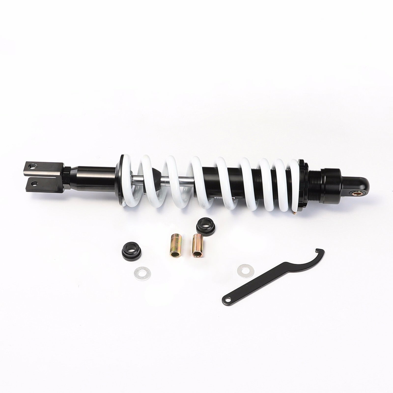 430mm 17-inch rear shock absorber, adjustable, universal, suitable for off-road bikes and all-terrain vehicles.