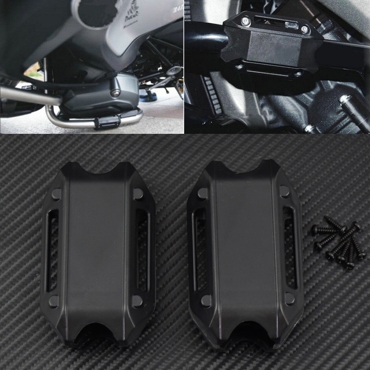 25mm Engine Protection Guard Bumper Decor Block Fit for BMW R1200GS 2013-2017