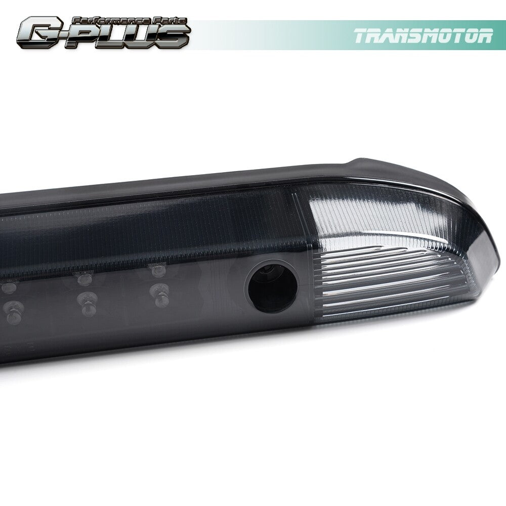 Rear LED third brake stop light suitable for 01-04 for Nissan Frontier - Black/Smoked