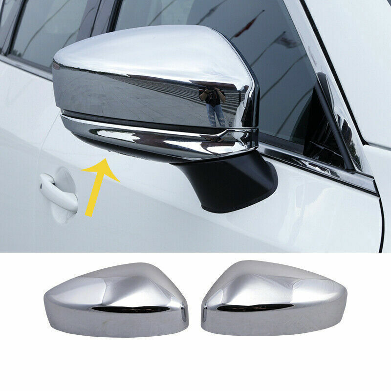 for Mazda CX-5 2017-2024 Chrome Style Exterior Rear View Side Door Mirror Covers