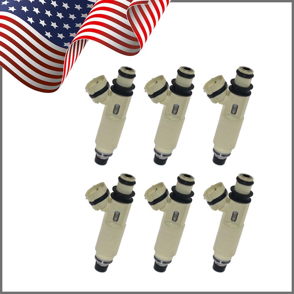 6Pcs Fuel Injectors For 1998-2003 for Mitsubishi Montero Sport 3.0L V6 23250-20040