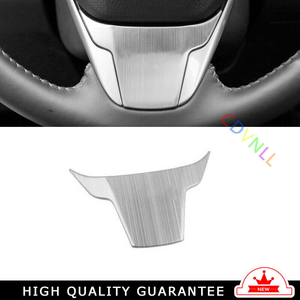 Steering Wheel Frame Cover Trim 1X for Honda CRV CR-V 2017-2022 Silver Titanium