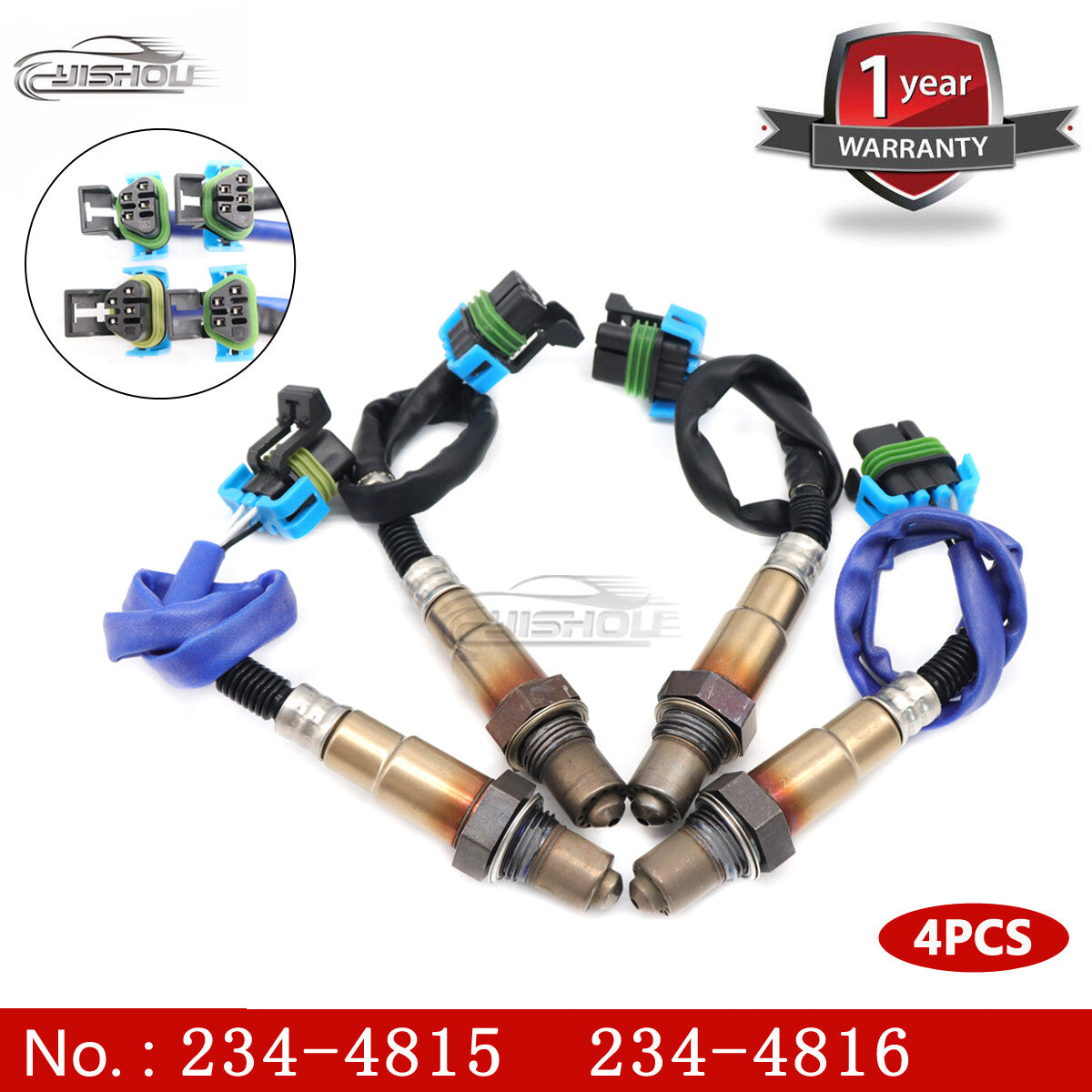 Up+Downstream oxygen sensors 234-4815 234-4816 are suitable for Buick Enclave and for Chevrolet for GMC .
