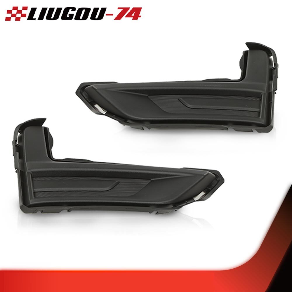 The front bumper fog light cover and grille are suitable for the for Nissan Rogue 17-20.