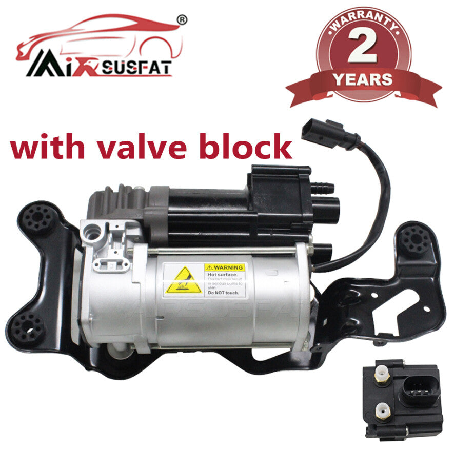 for BMW for BMW X5 F15 F16 F85 F86 AIR SUSPENSION COMPRESSOR PUMP + Valve Block