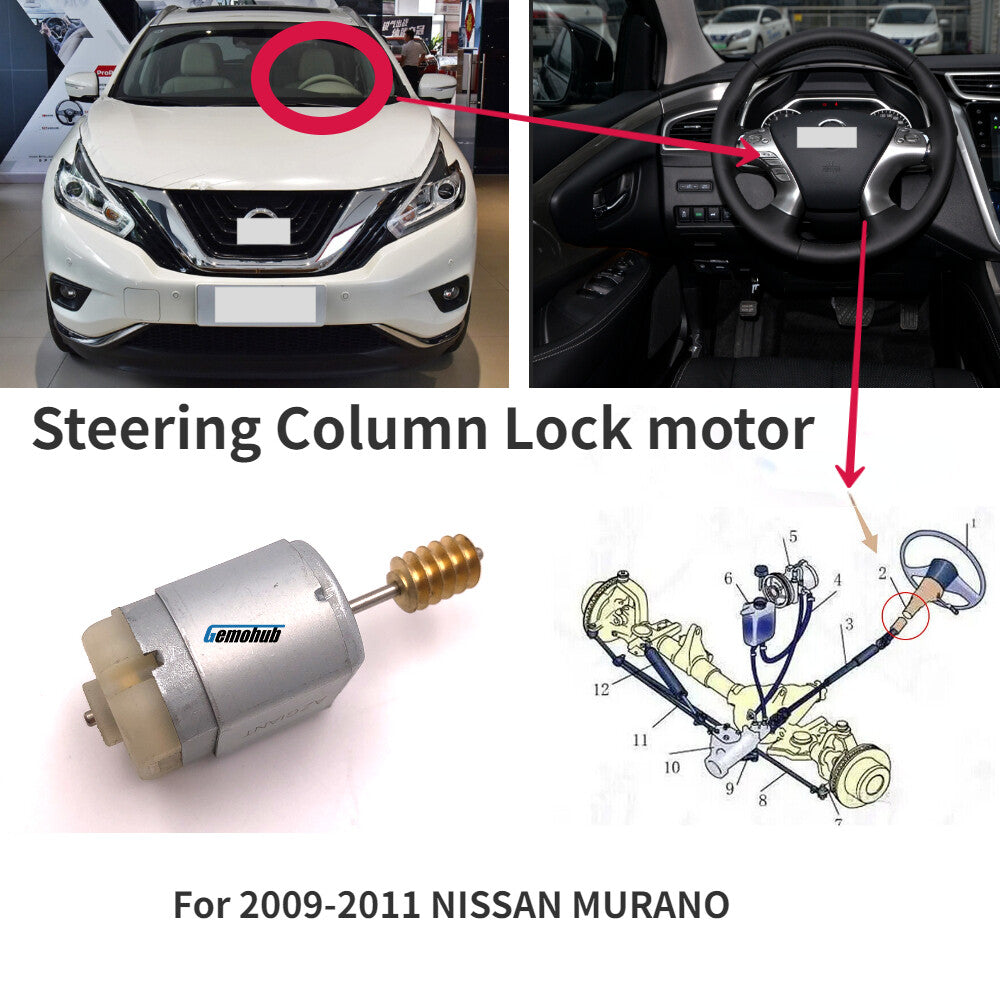 Steering Column Lock Actuator motor For 2009-2011 for NISSAN MURANO