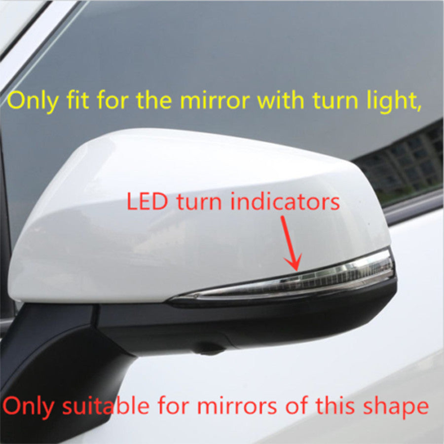 Carbon Fiber Rearview Mirrors Cover Trim caps 2p for Toyota Highlander 2020-2023