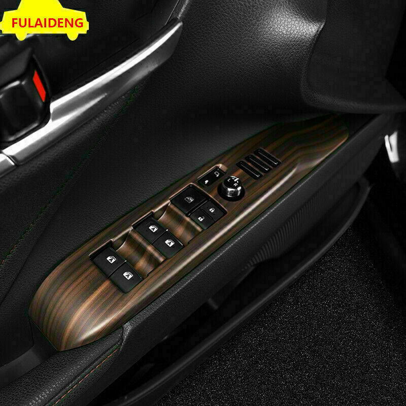 for Toyota for Camry 2018-2023 Wood Grain Door Window Lift Panel Switch Cover Trim4