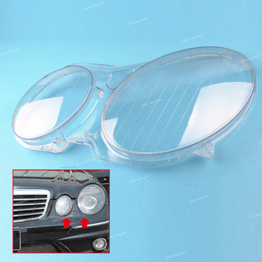 Left Headlight Headlamp Lens Cover for Mercedes for Benz 2002-2008 W211 E Class