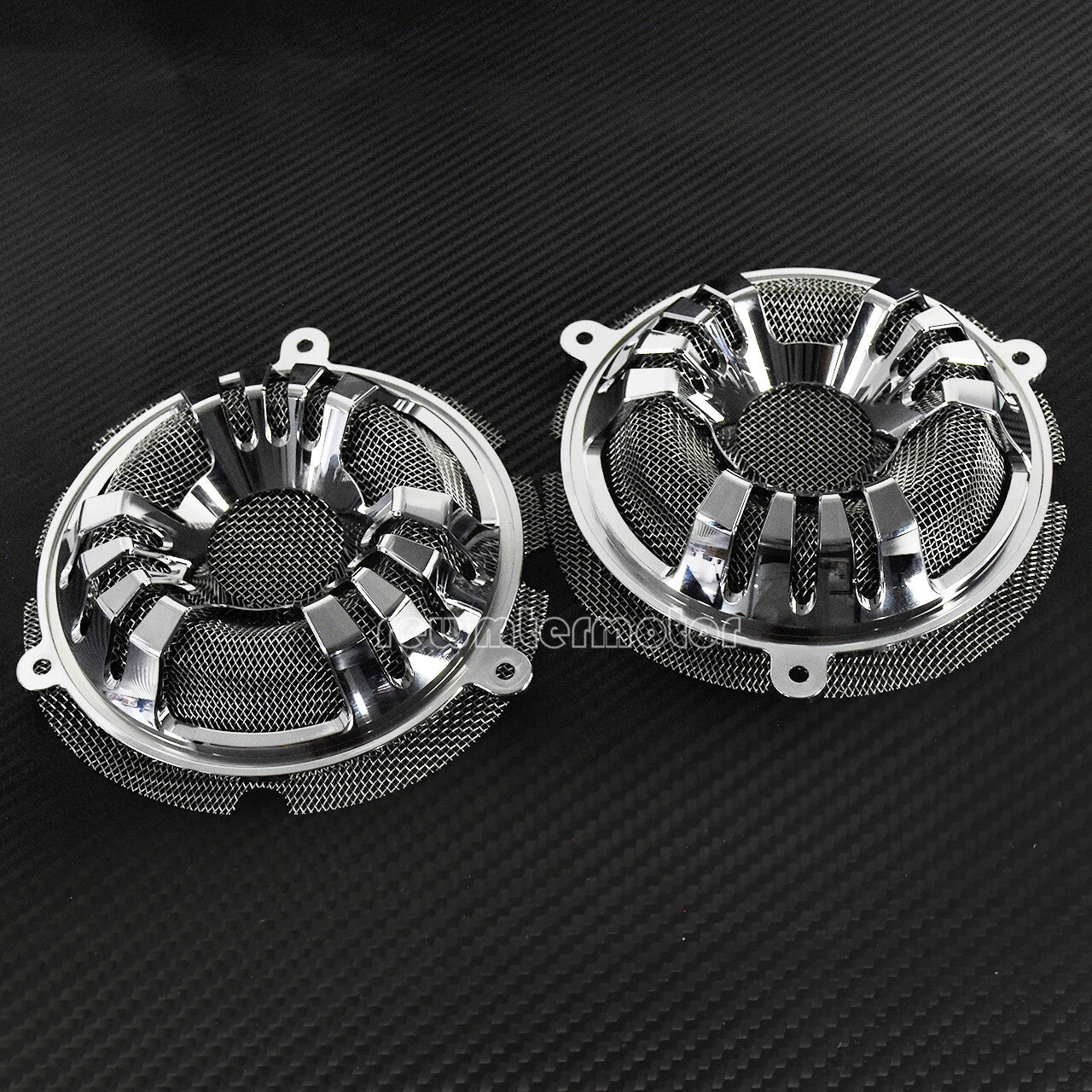 Billet Front Speaker Grill Masks Cover Fit for Harley Touring FLHTKL CVO 2014-19
