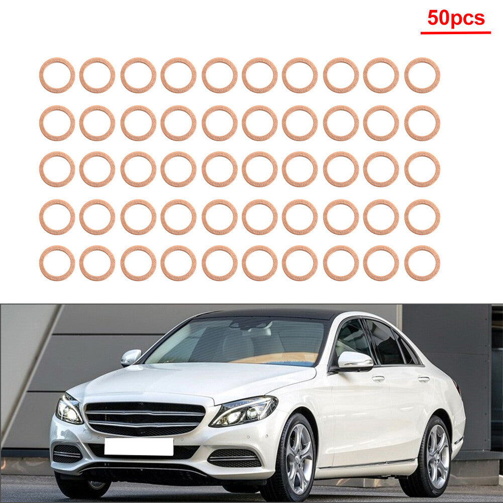 Oil Drain Plug Gaskets Washer Seals Kit Replacement for Mercedes-Benz
