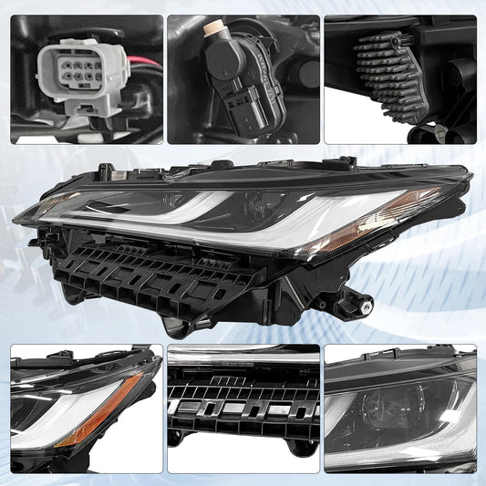 2021 2022 2023 2024 Applicable to for Toyota Venza left driver's side LED headlights