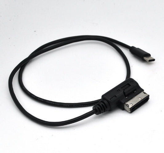 USB 3.1 Type C to Media In AMI MDI Charger Cable for Mercedes A C E S Ipad pro