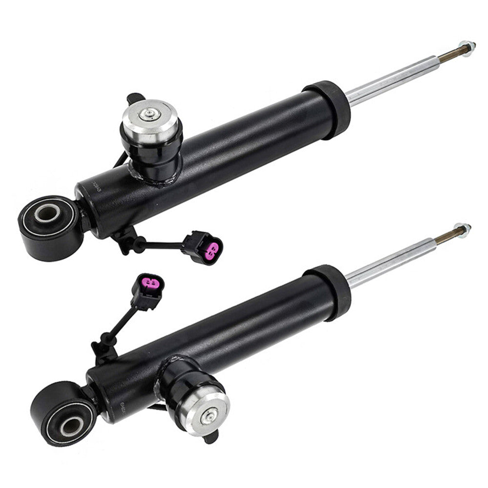 A pair of Absobers electric left rear shock absorbers for the all-new for Cadillac SRX (2010-2016).