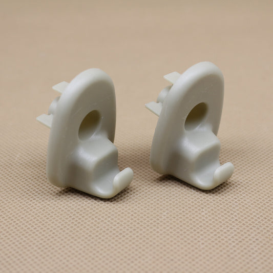 2 Pcs for Jeep Liberty for Dodge Nitro Sun Visor Bracket Clip Mounting Holder Grey