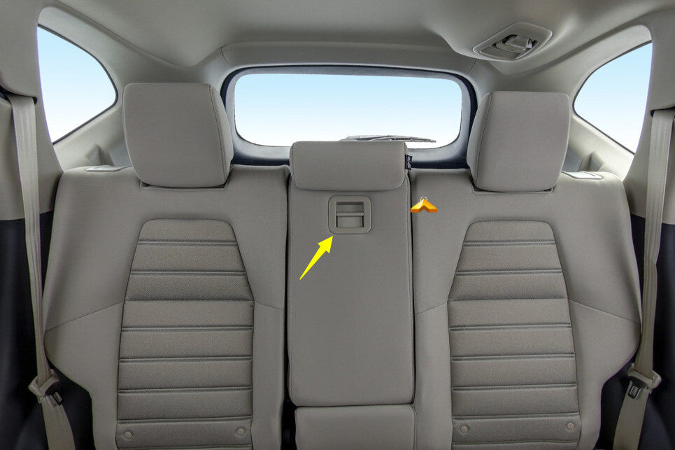 Inner Back Row Armrest Switch Cove for Honda CRV CR-V 2017-2022 Matte Peach Wood