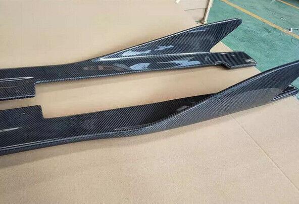 Suitable for Ferrari 458 Italian Spider 2010-2015 carbon fiber side skirt extension