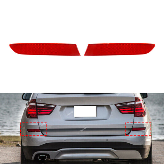 Rear RL Bumper Reflector Strip Cover for BMW F25 X3 Series 2014 2015 2016 2017
