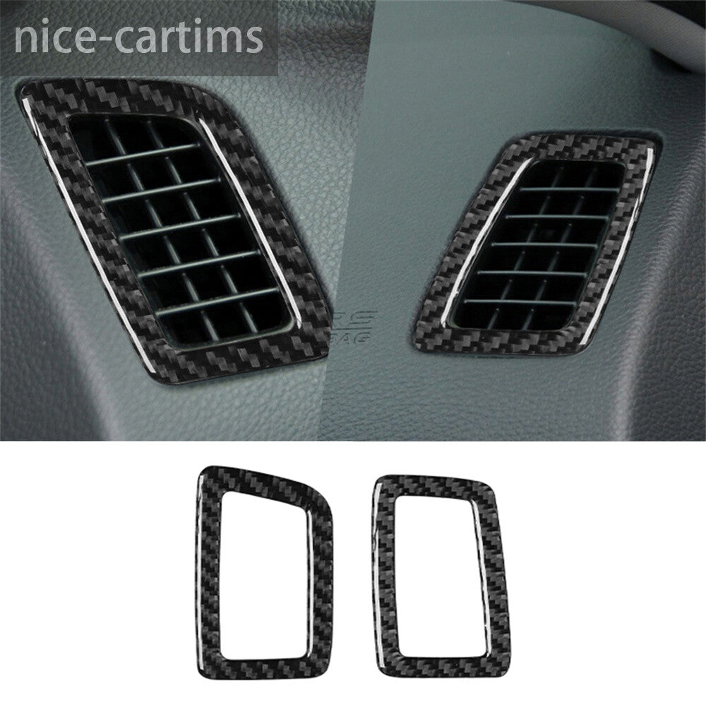 Carbon Fiber Dashboard Air Vent Outlet Trim for Honda Accord 2013-17 Accessories