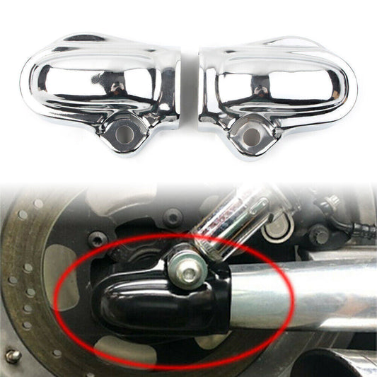 Bar Shield Rear Axle Nut Covers Fit V-Rod VRSC Muscle VRSCF 2002-2017 Chrome