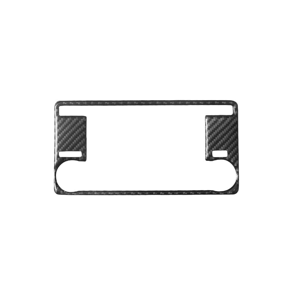 Carbon Fiber Regular Radio Panel Cover Trim for Mitsubishi Outlander 2014-2016