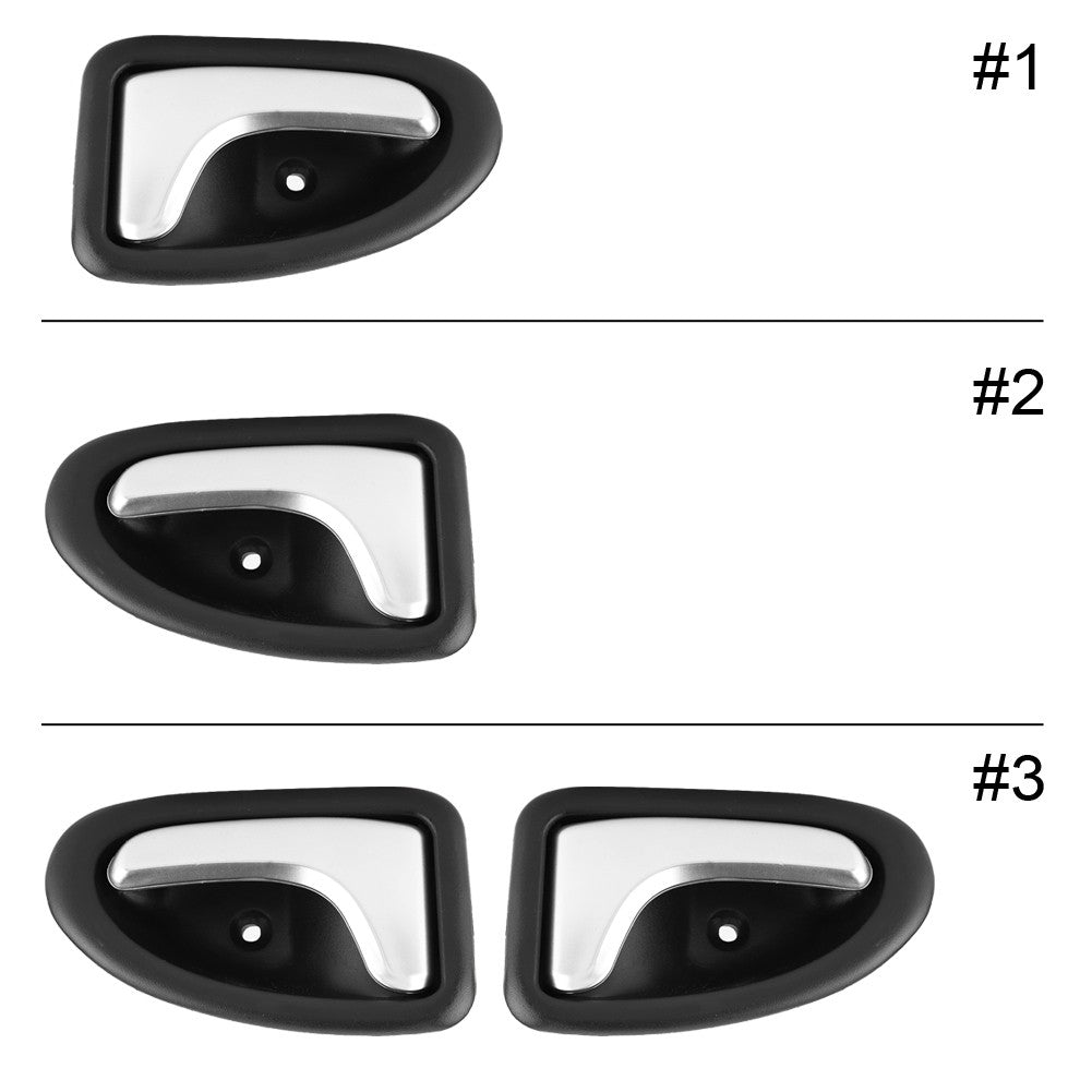 Pair of Door Handle Cover Trim Elegant Chrome Finish ABS for RENAULT CLIO TRAFIC