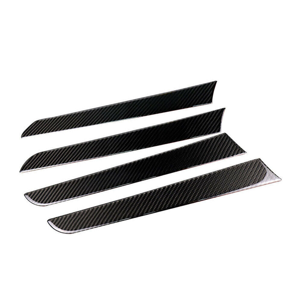 Inner Door Panel Cover Trim Sticker Decor Carbon Fiber for Audi A4 B8 2009-2016