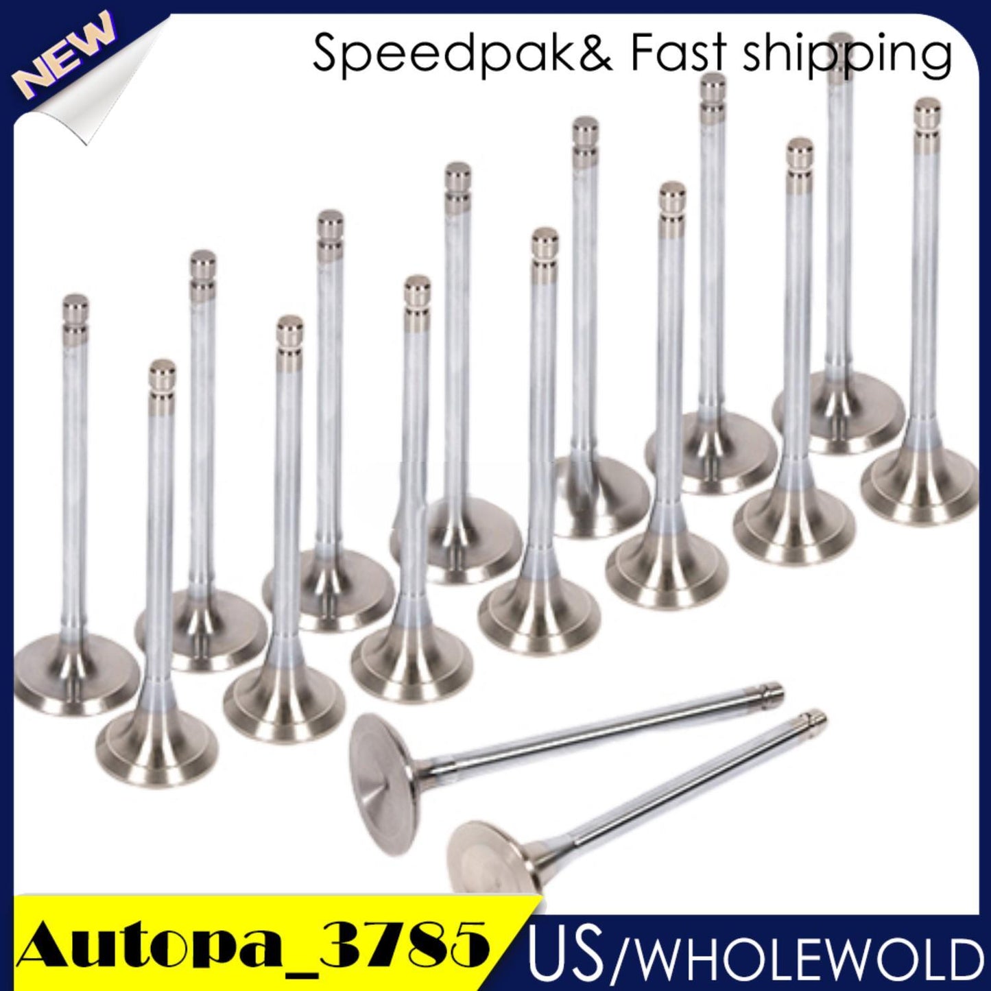 Intake  Exhaust Valve Kit Set for Hyundai Sonata for Kia Optima 2.4L G4JS 1999-05