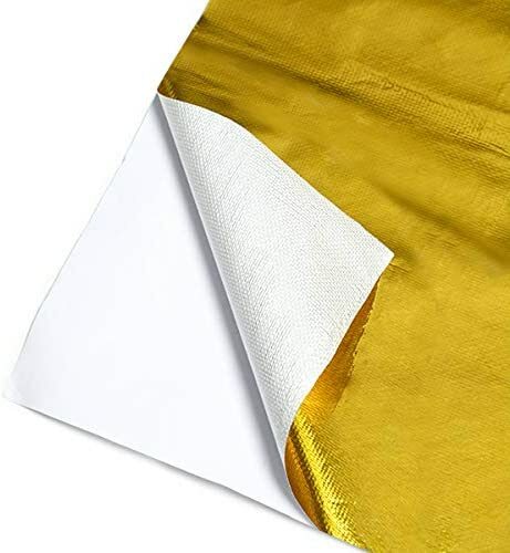 Heat Shield Barrier aluminum fiberglass tape adhesive layer 40 inches x 47 inches