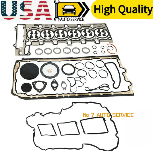 N55 Engine Overhaul Gasket Seal Kit for BMW 335i X5 E90 F30 F10 F25 E70 E71 3.0L