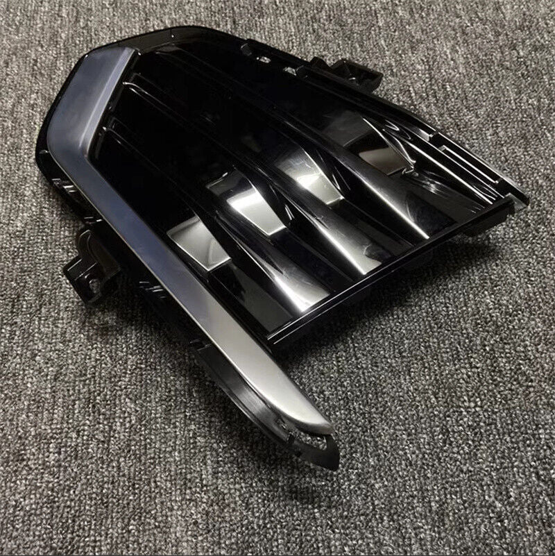 Front Left Side Front Bumper Fog Light Bezel Grille for Cadillac XT5 2017-2019