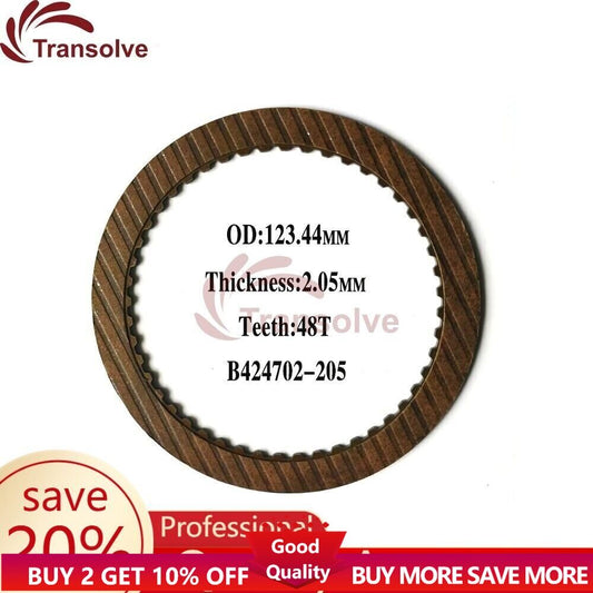 5R55N 5R55W 5R55S Transmission Direct Clutch Friction Plate 424702-205 for Ford