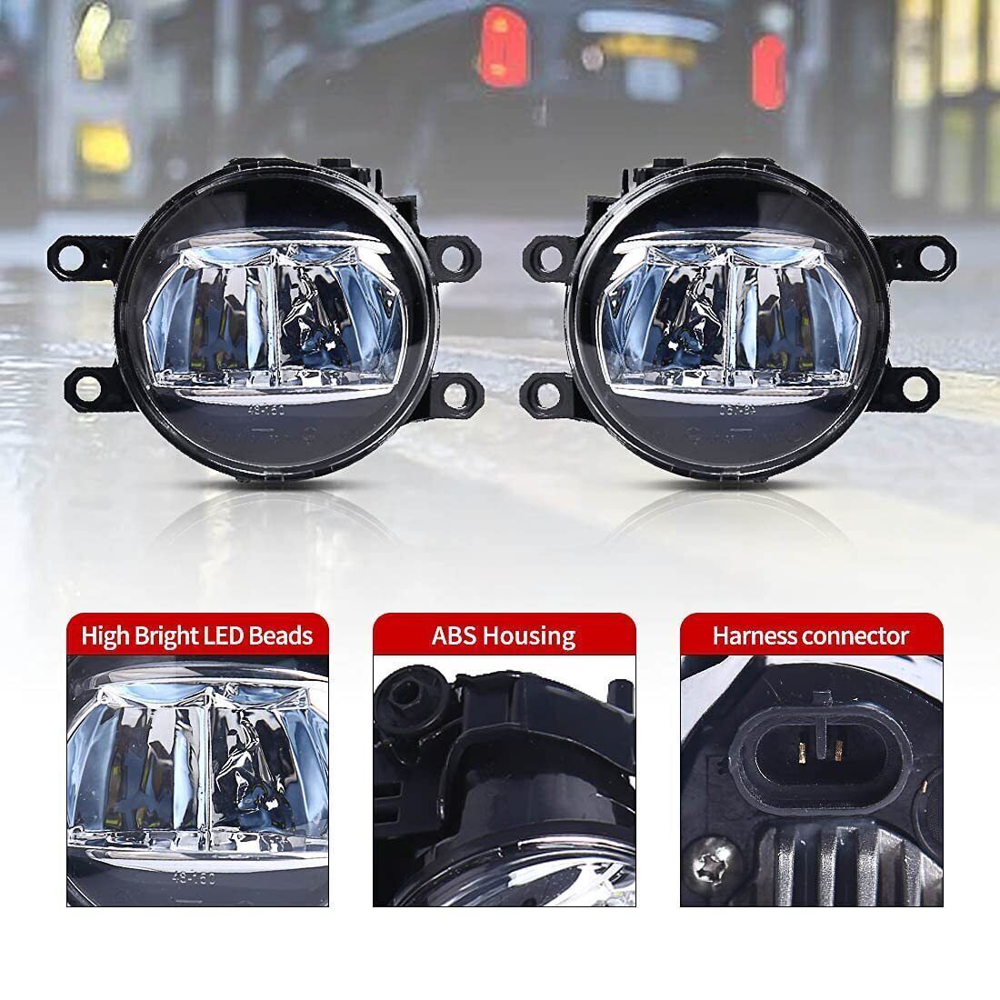 for Toyota for Camry SE XSE 2018-2020 LED Fog Lamp Daytime Running Light DRL Kit